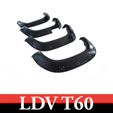 Fender Flares Fits for LDV T60 Black Pocket style Wheel Arch 2017-2021